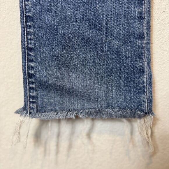 Anthropologie Daze Just Right Jeans Raw Hem Stretch Denim Women’s Size 27 New! - Picture 4 of 12
